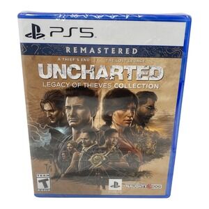 Uncharted Legacy of Thieves Collection PS5 Remastered SEALED (Loose Disc)